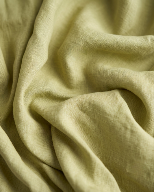 Lime Green Linen Shirt-(1923)