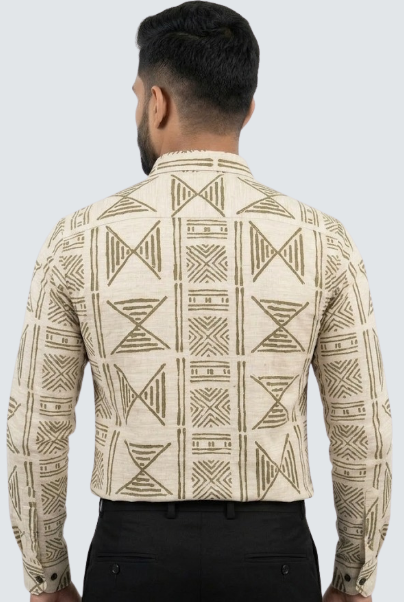 Men’s Everyday Wear Mahendi Cotton Shirt (1833)