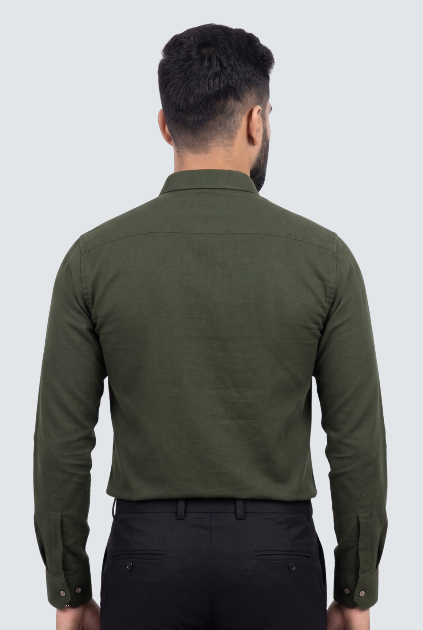 Smart Casual Designer Shirt for Men-Green(1862)