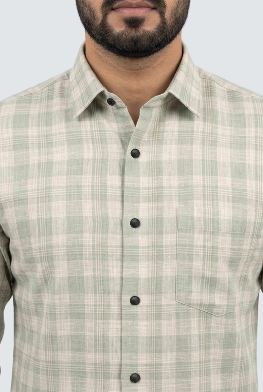 Men’s Pista Linen Casual Shirt (1819)