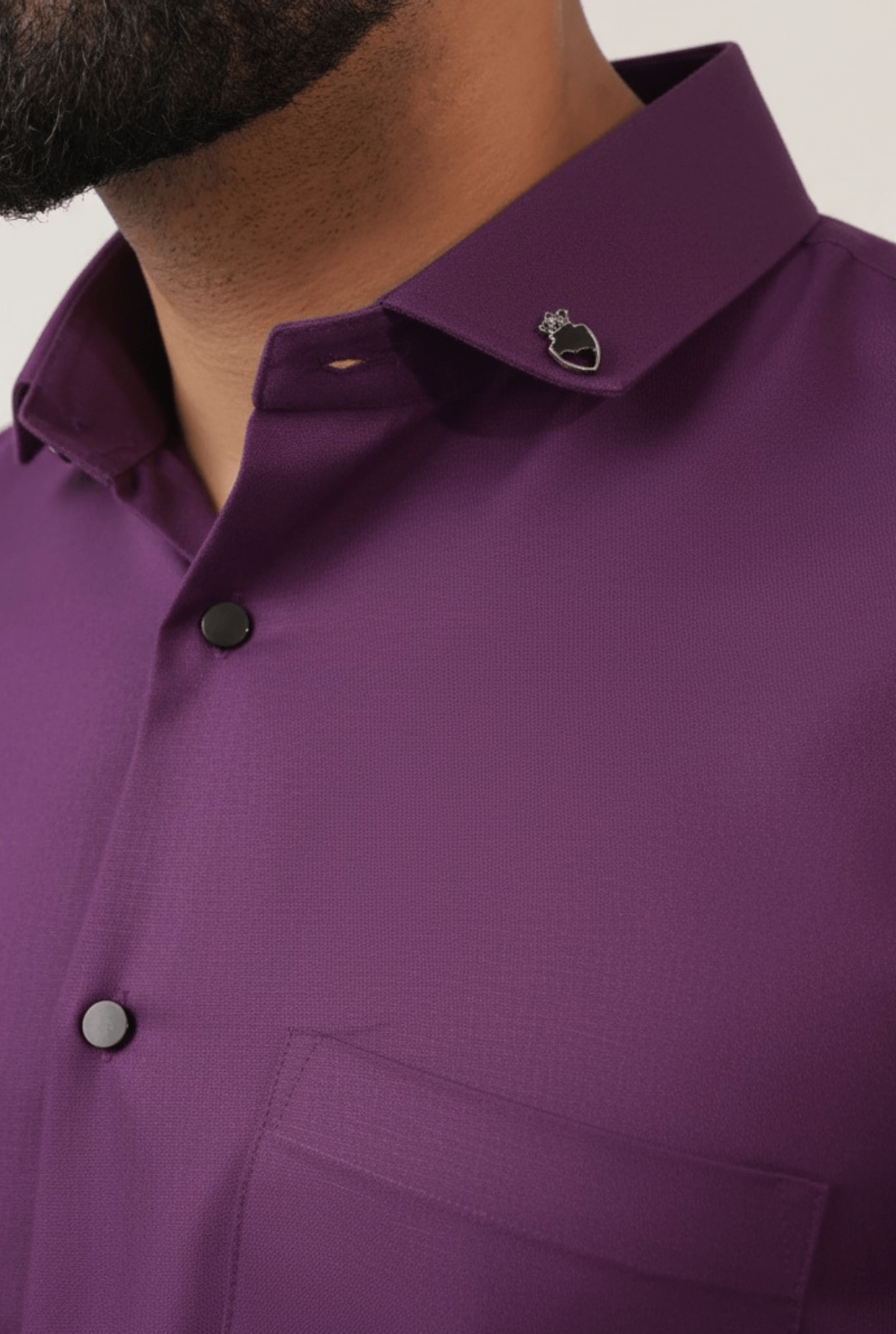 Royal Purple Cotton Men's Shirt – Club Fit Edition - Kites Club