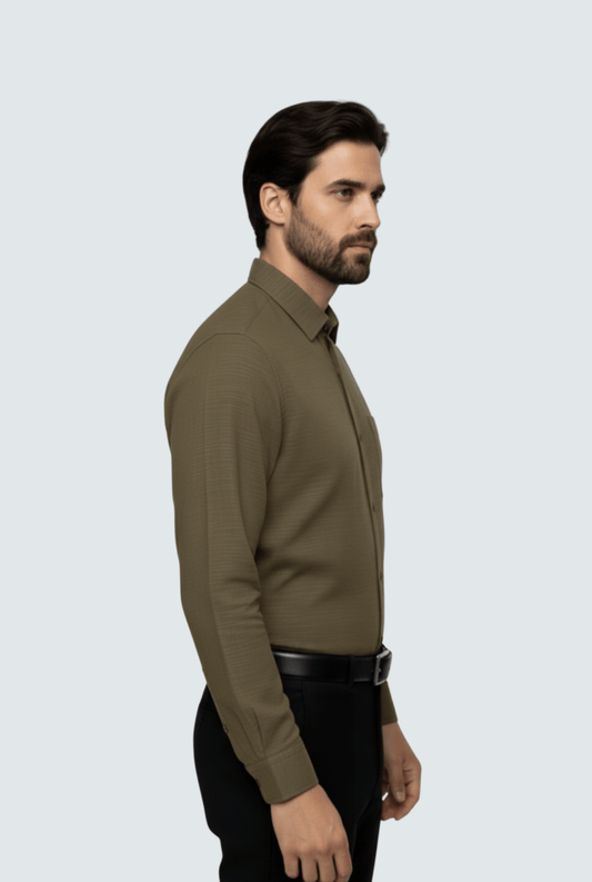 Beige Linen Shirt - Classic Comfort & Style (1710) - KITES CLUB