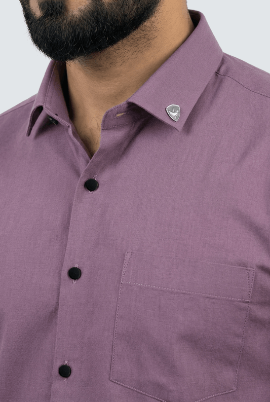 Men’s Lavender Cotton Shirt - KITES CLUB