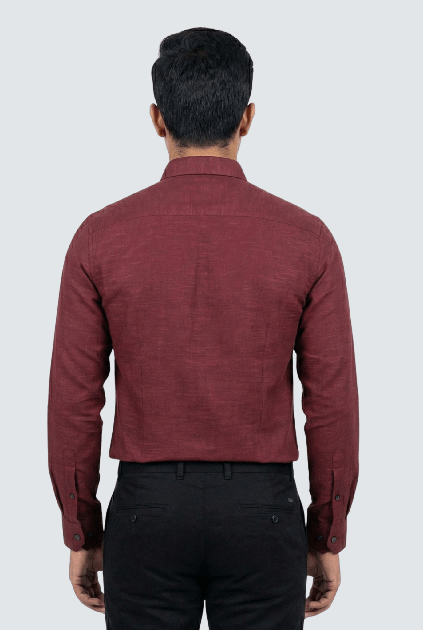Men’s Premium Maroon Linen Shirt – Soft, Breathable & Stylish - KITES CLUB