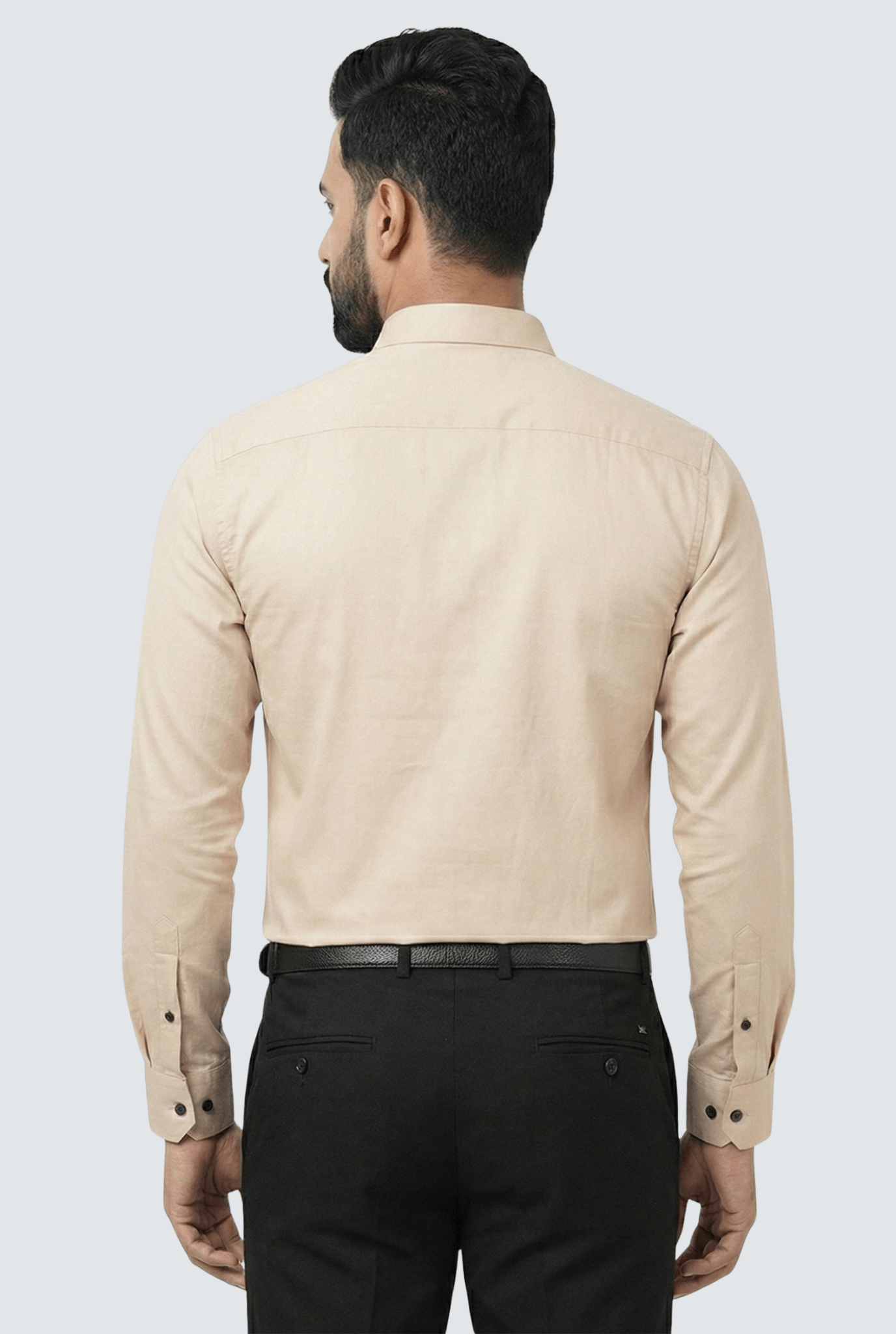 Men’s Satin Creme Shirt – Premium Glossy Party & Formal Wear - KITES CLUB