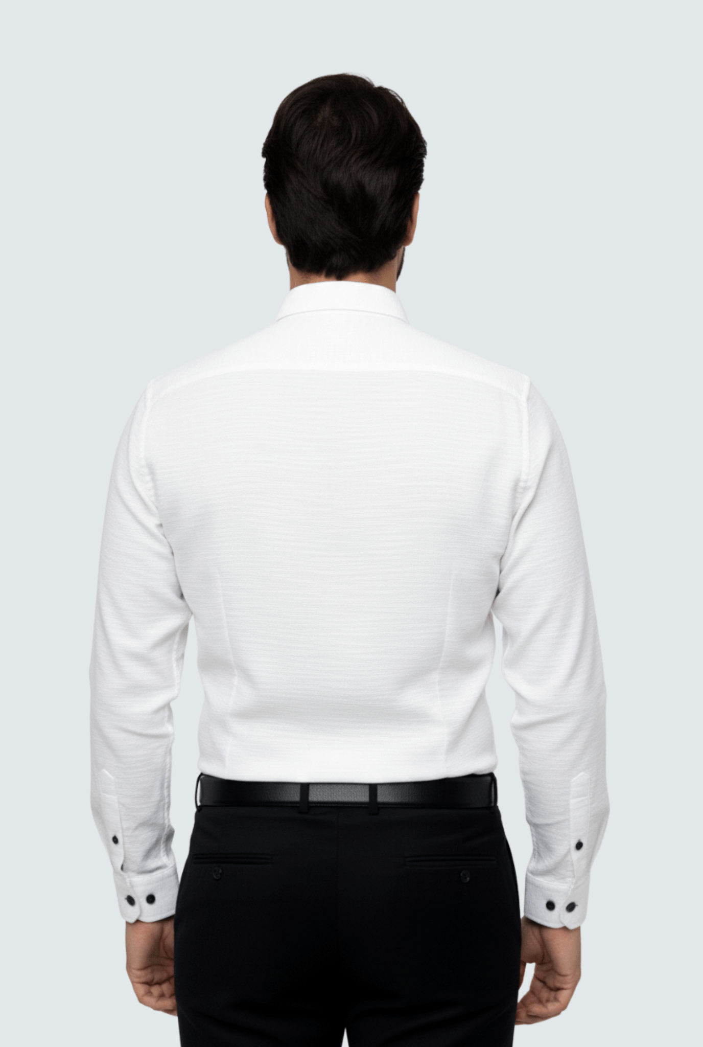 "Men’s White Linen Shirt – Classic Regular & Club Wear" (1710) - KITES CLUB