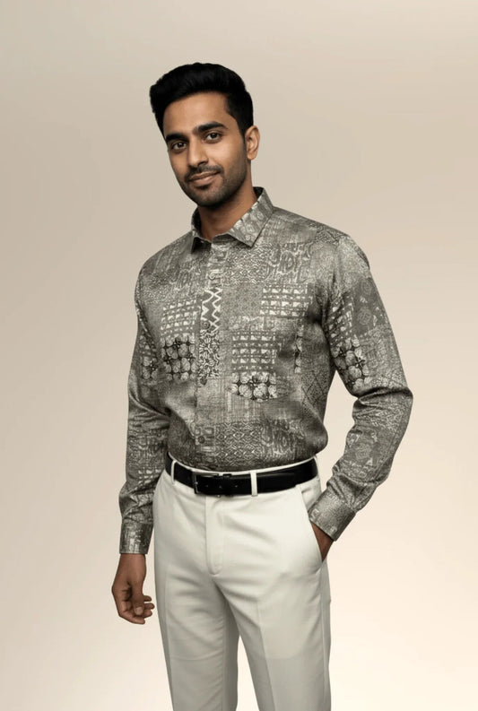 The Rise of Satin Shirts: How Kites Club Redefines Men’s Fashion - KITES CLUB