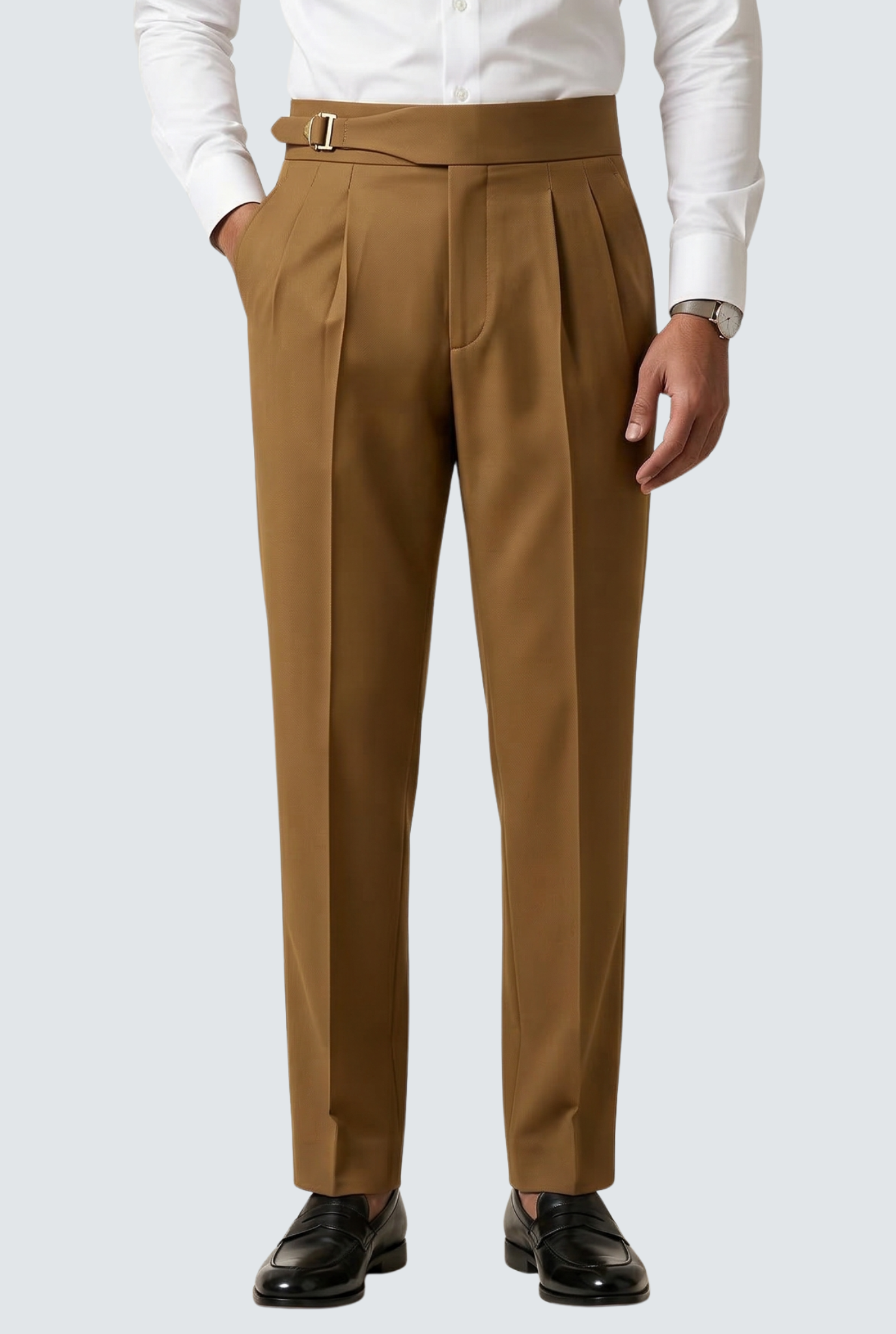 Korean Casual Golden Trouser For Men-Soft Fabric Comfort (0001)