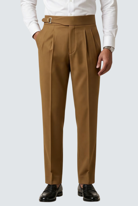 Korean Casual Golden Trouser For Men-Soft Fabric Comfort (0001)