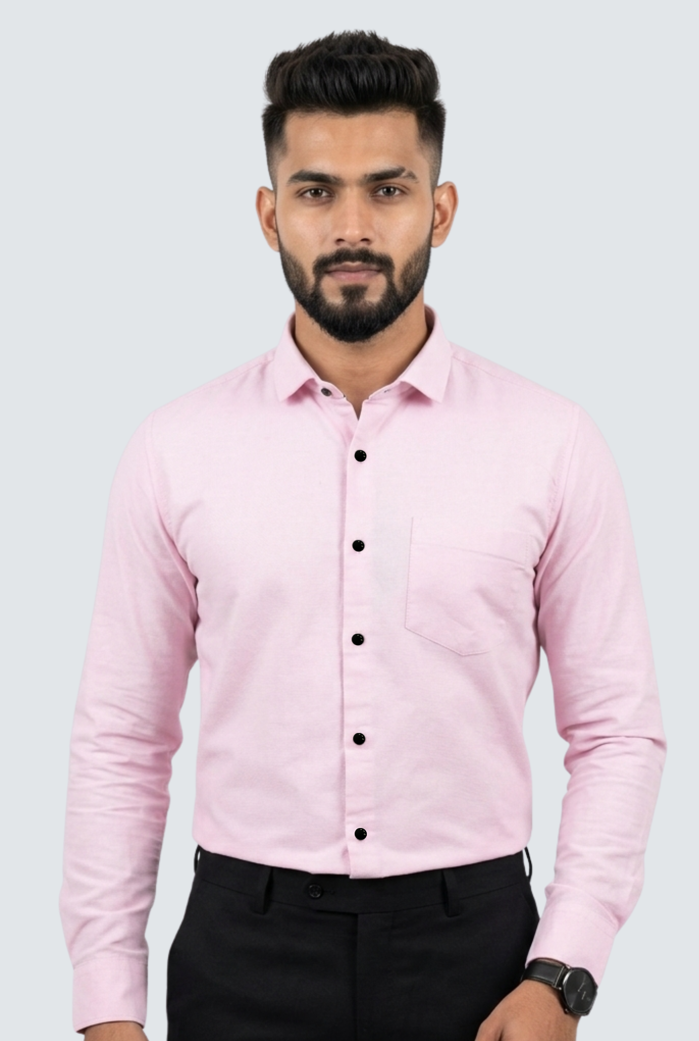 Classic Pink Pure Cotton Shirt (1791)