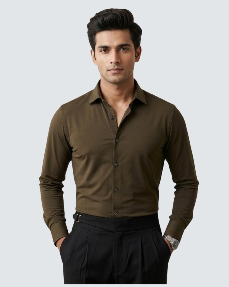Brown Lachka Shirt-(1987)