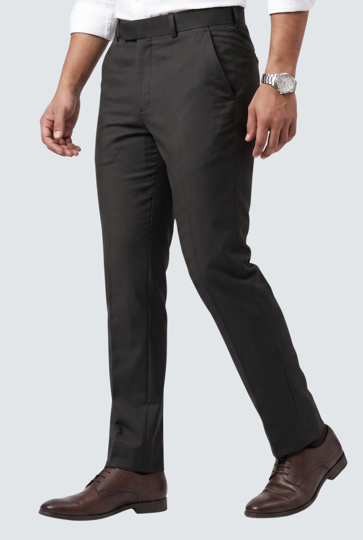 Black Regular Pants-(0005)