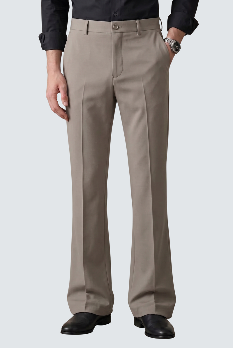 Light Grey Bootcut Trouser-(0002)