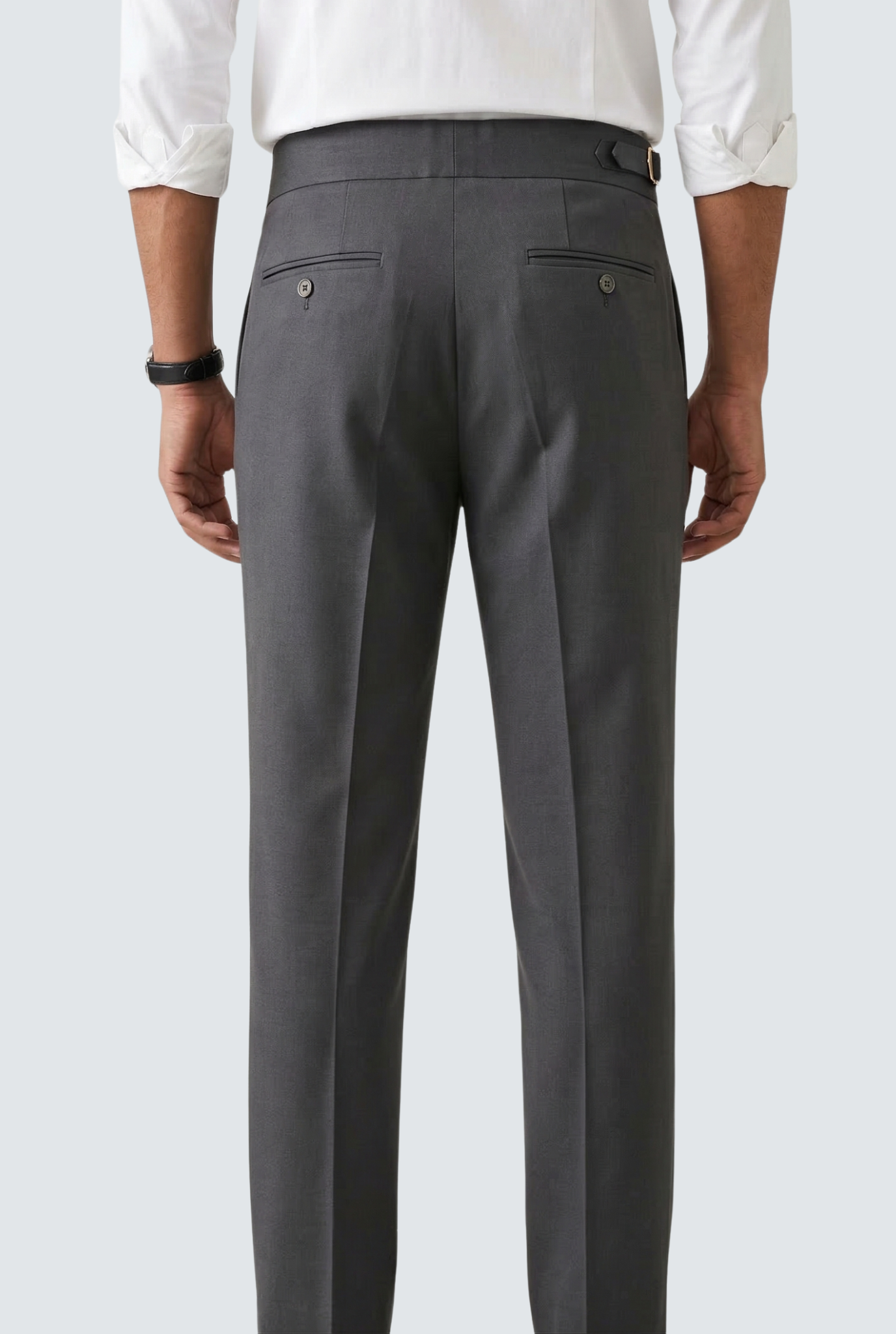 Korean Casual Dark Grey Trouser For Men-Soft Fabric Comfort (0001)