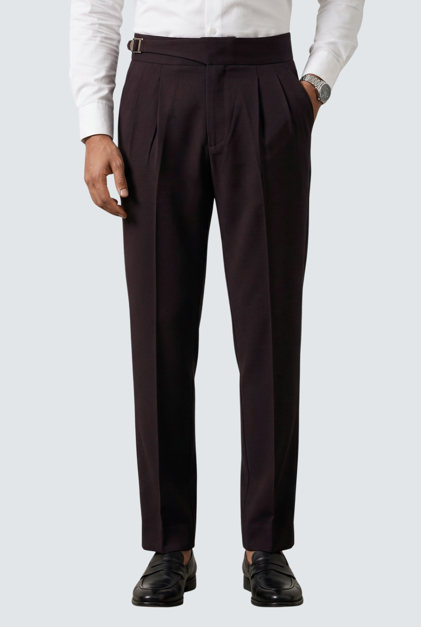 Korean Casual Purple Trouser For Men-Soft Fabric Comfort (0001)