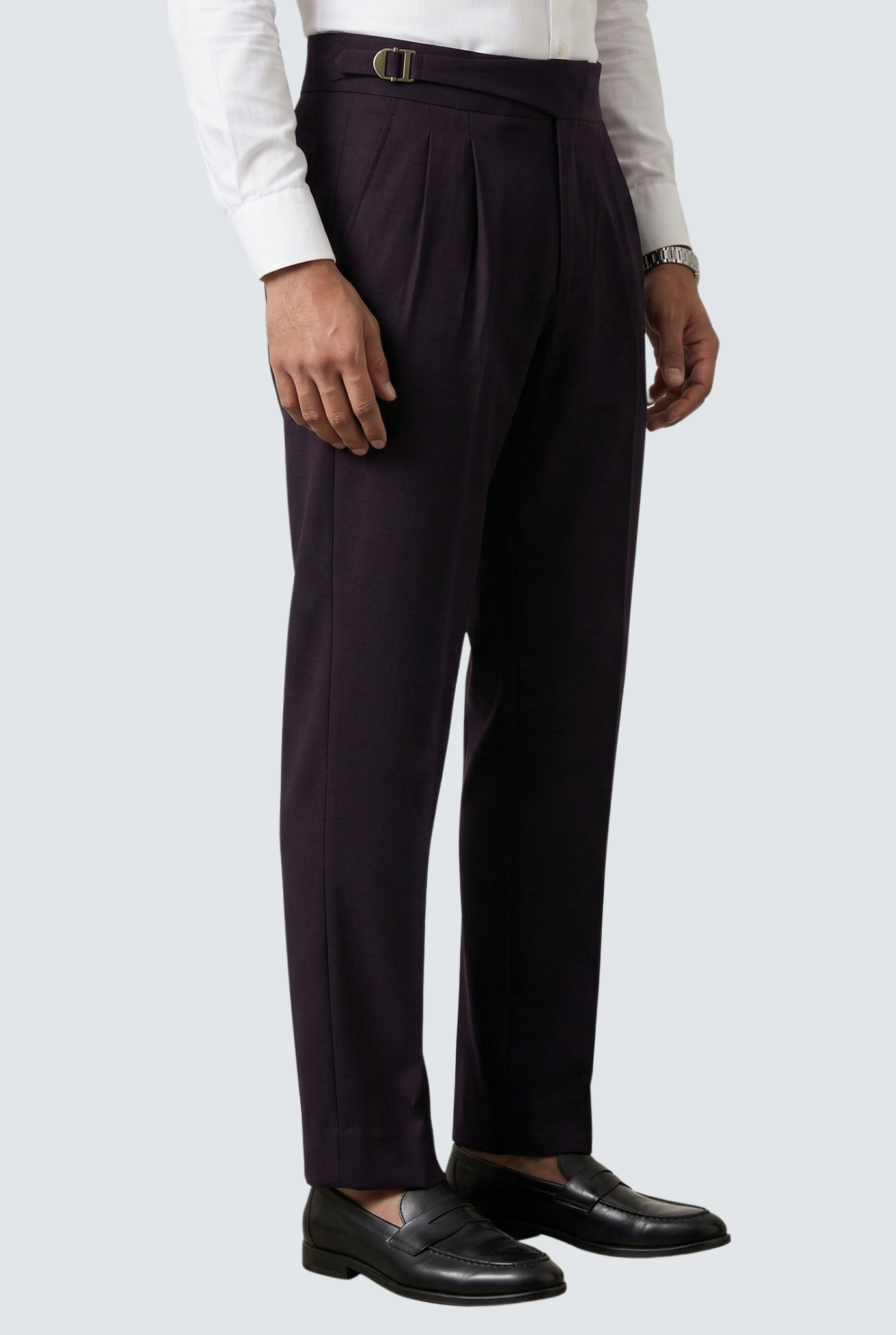 Korean Casual Purple Trouser For Men-Soft Fabric Comfort (0001)