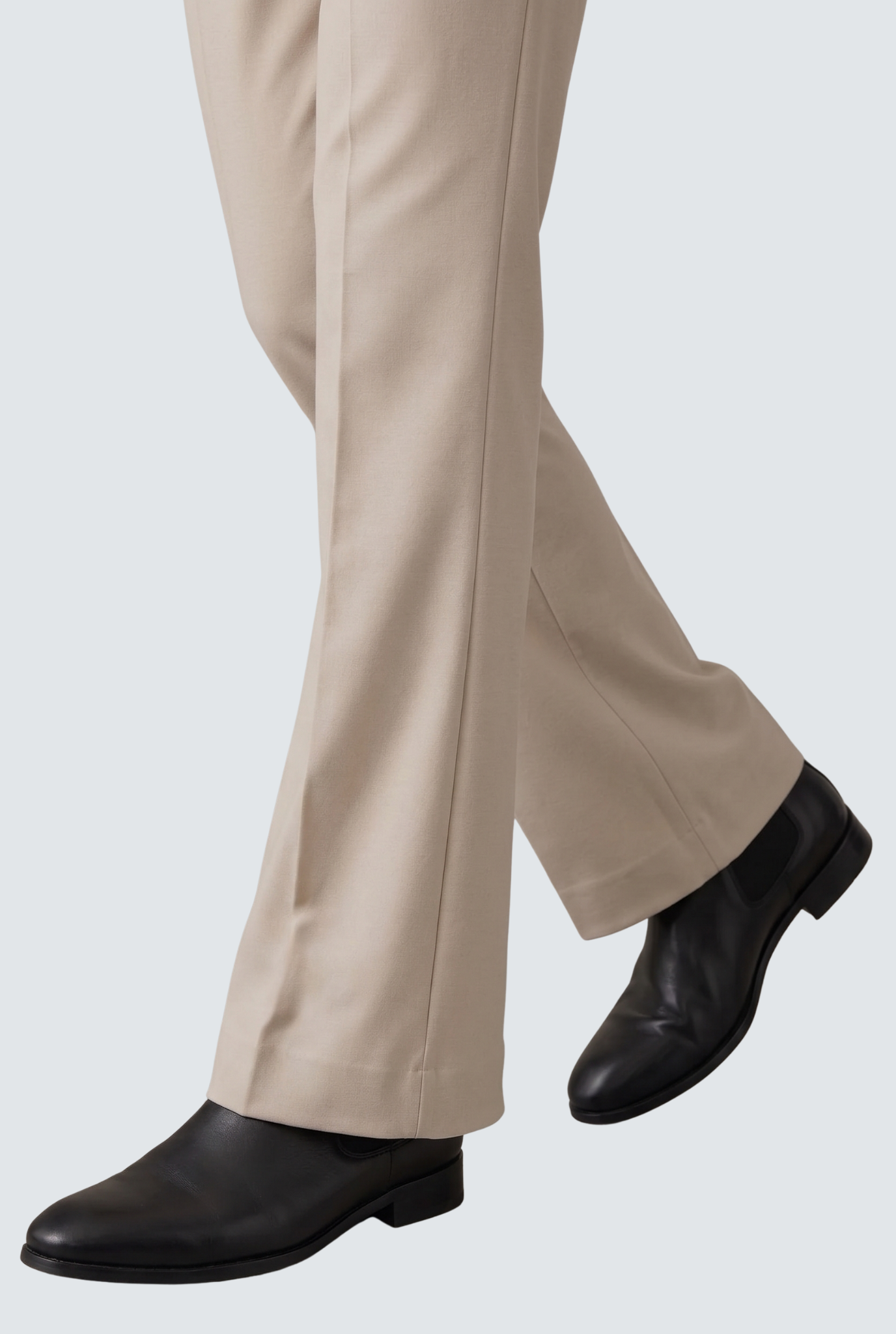 Men’s Trendy Fawn Korean Bootcut Trouser-(0002)
