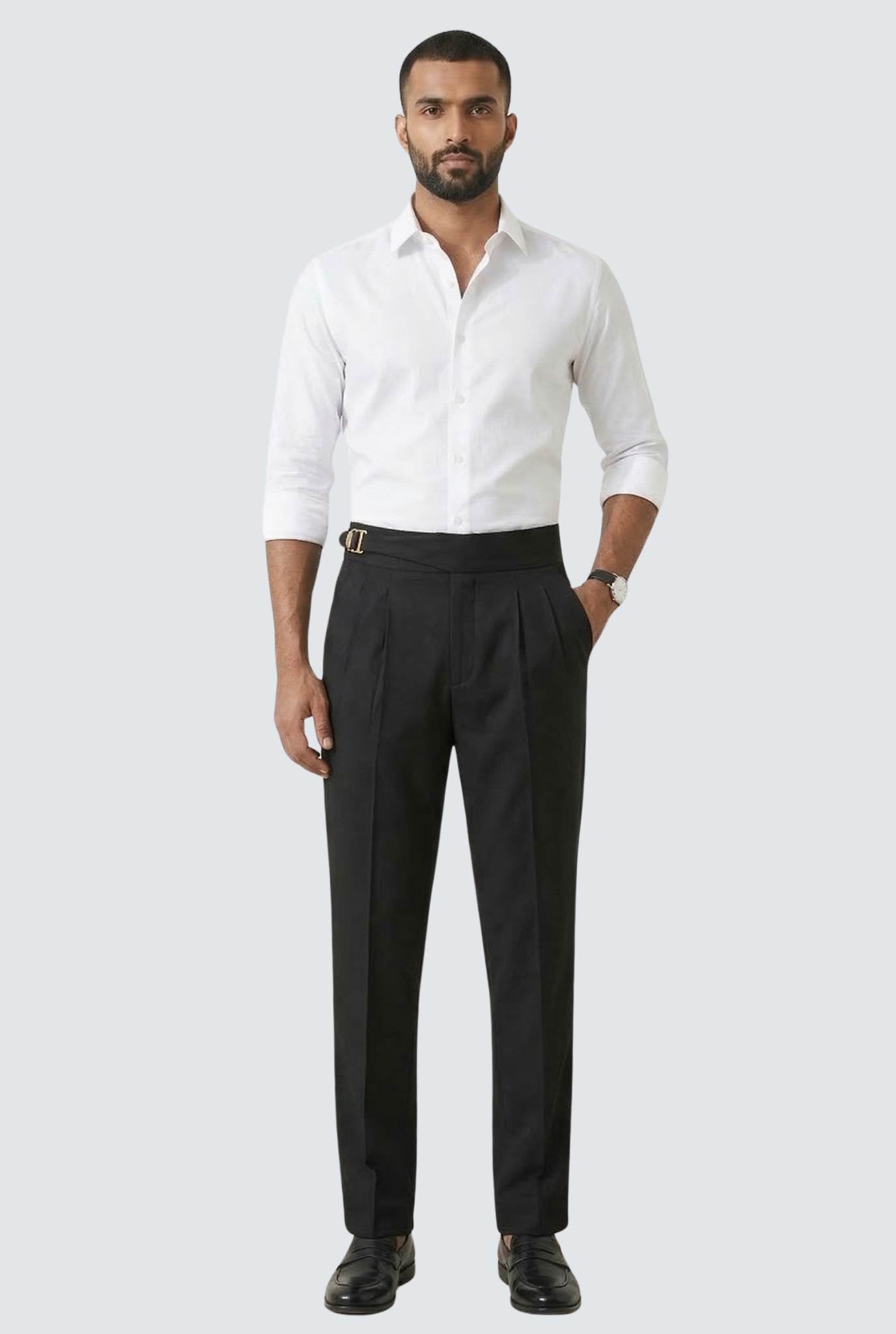 Korean Casual Purple Trouser For Men-Soft Fabric Comfort (0001)