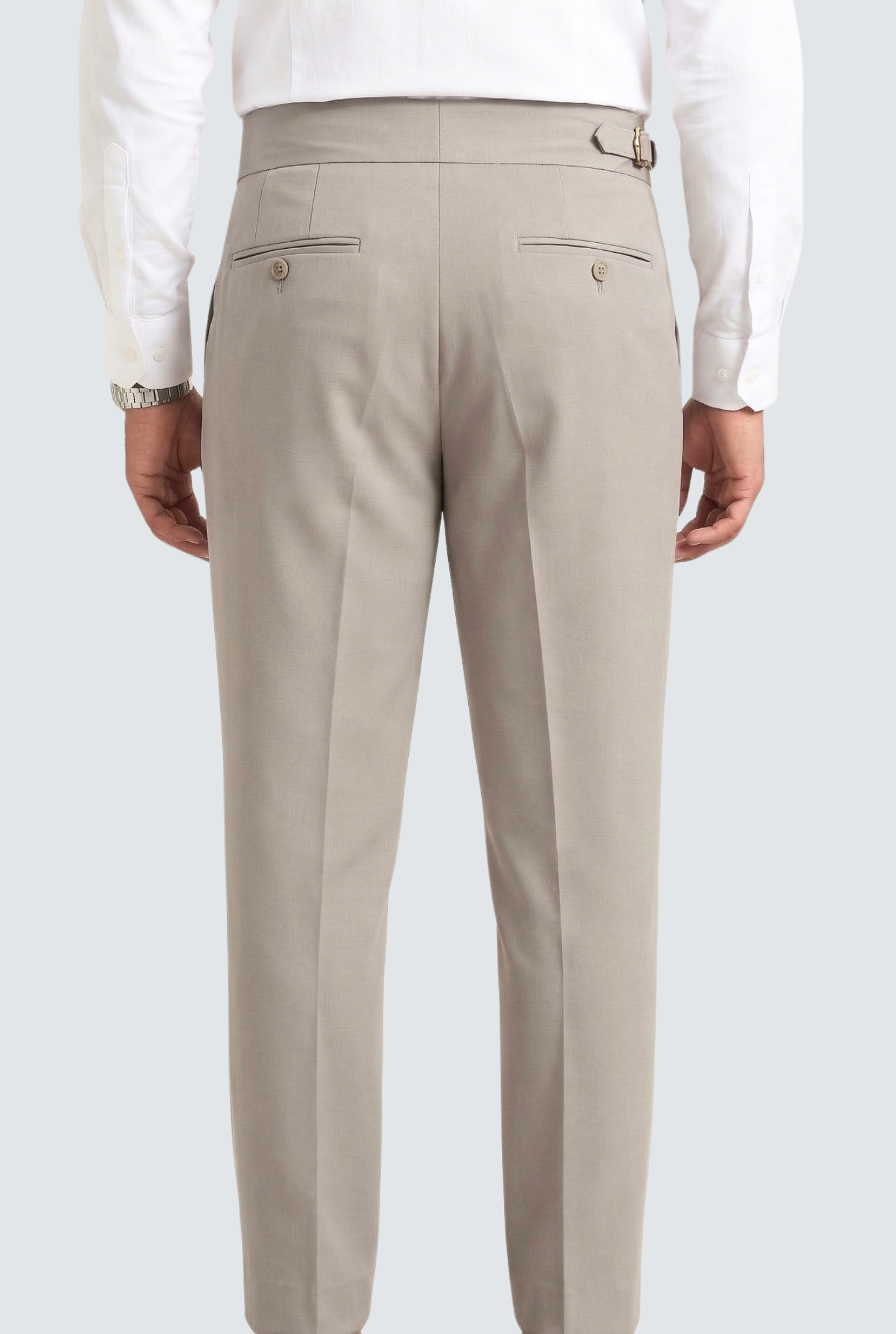 Korean Casual Light Grey Trouser For Men-Soft Fabric Comfort (0001)