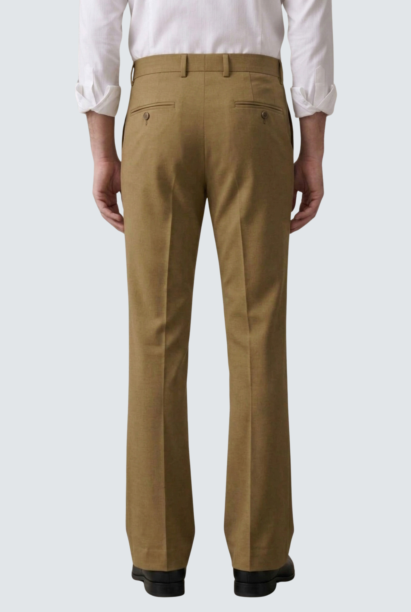 Men’s Trendy Golden Bootcut Trouser-(0002)