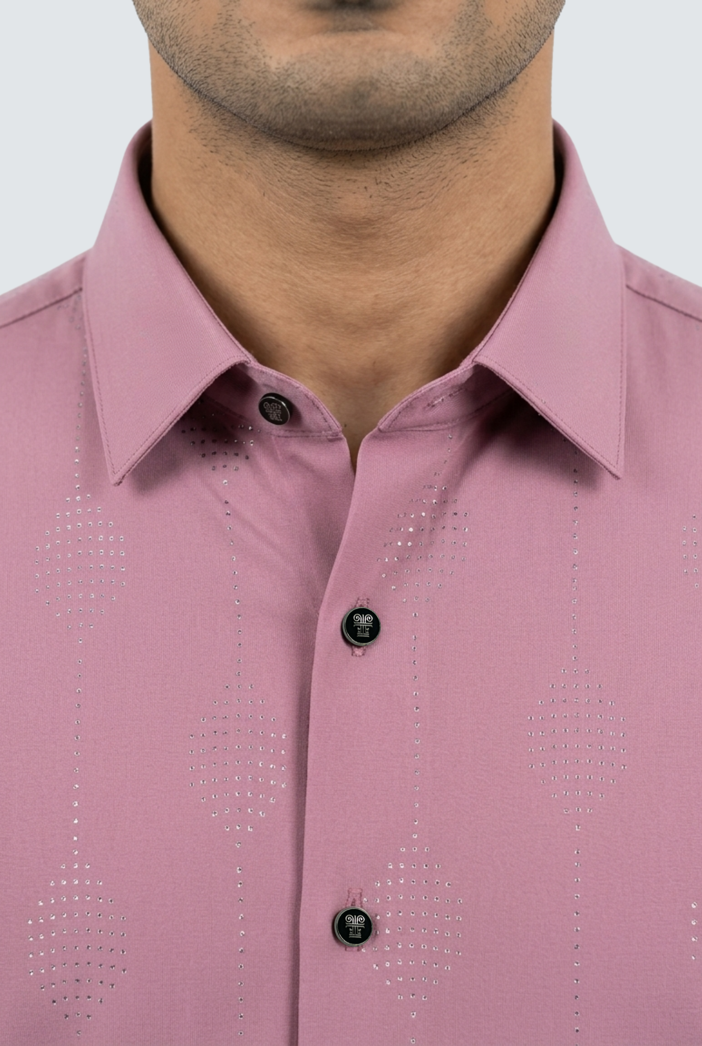 Men’s Korean Vibe Shirt-Pink (1855)