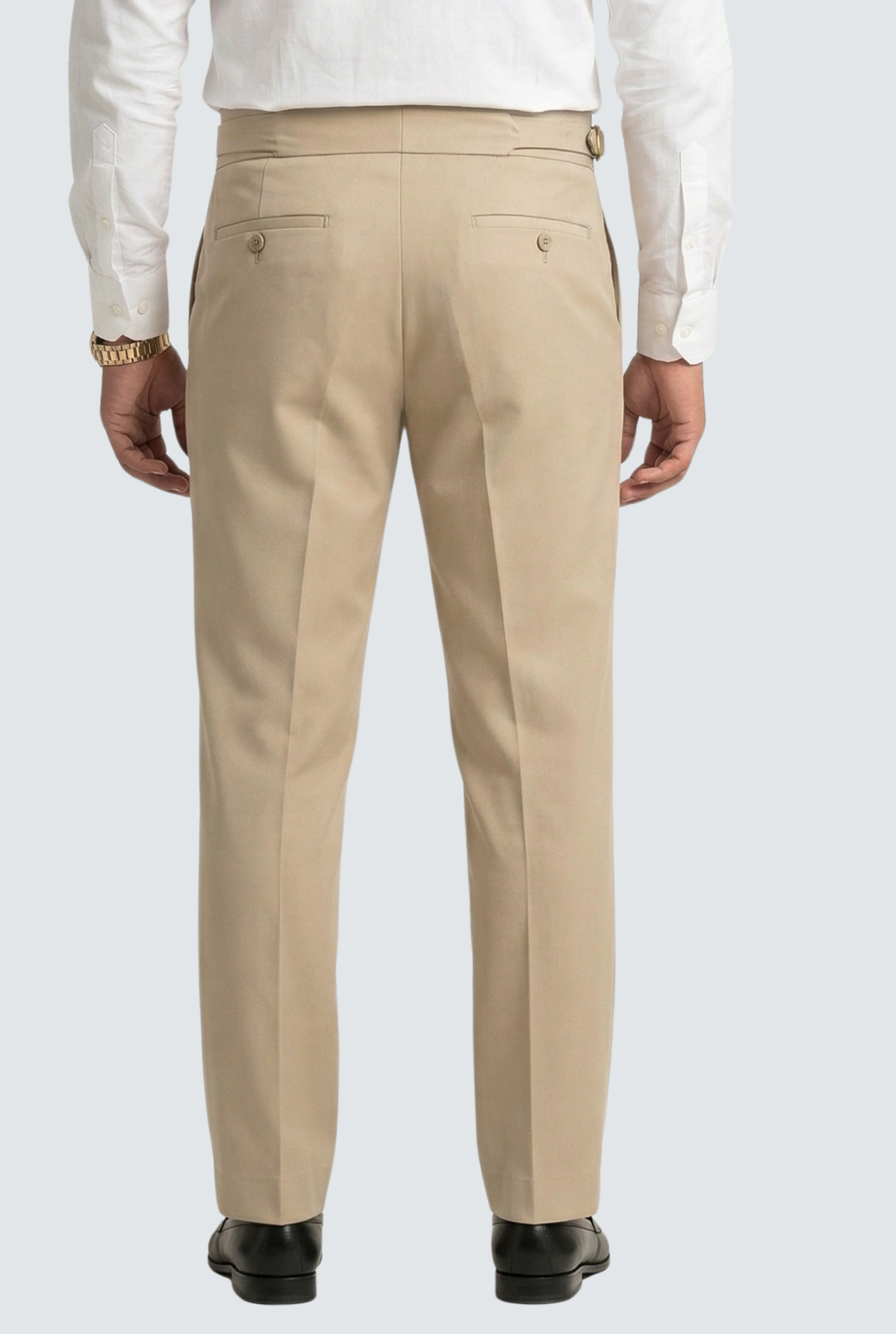 Korean Casual Beige Trouser For Men-Soft Fabric Comfort (0001)