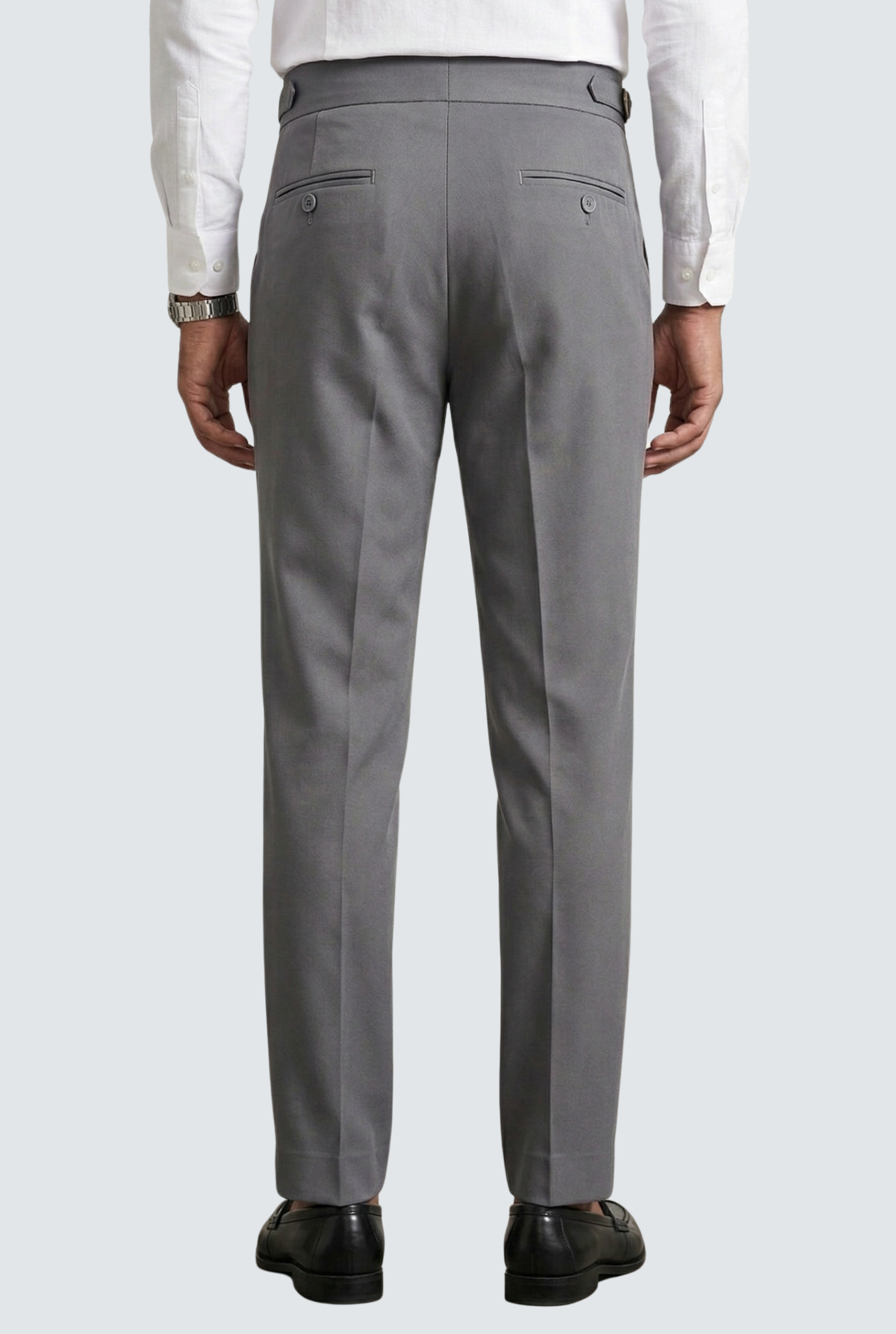 Korean Casual Grey Trouser For Men-Soft Fabric Comfort (0001)