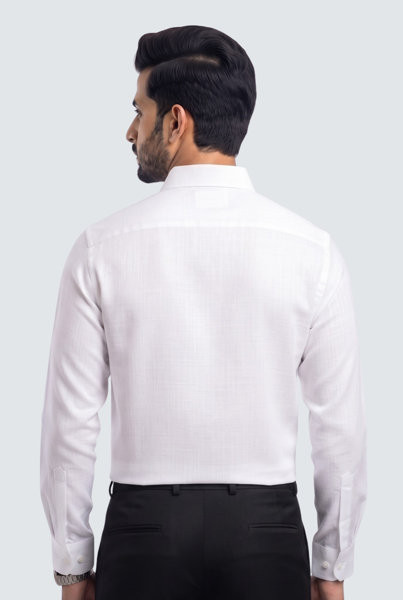 White Linen Shirt-(1923)