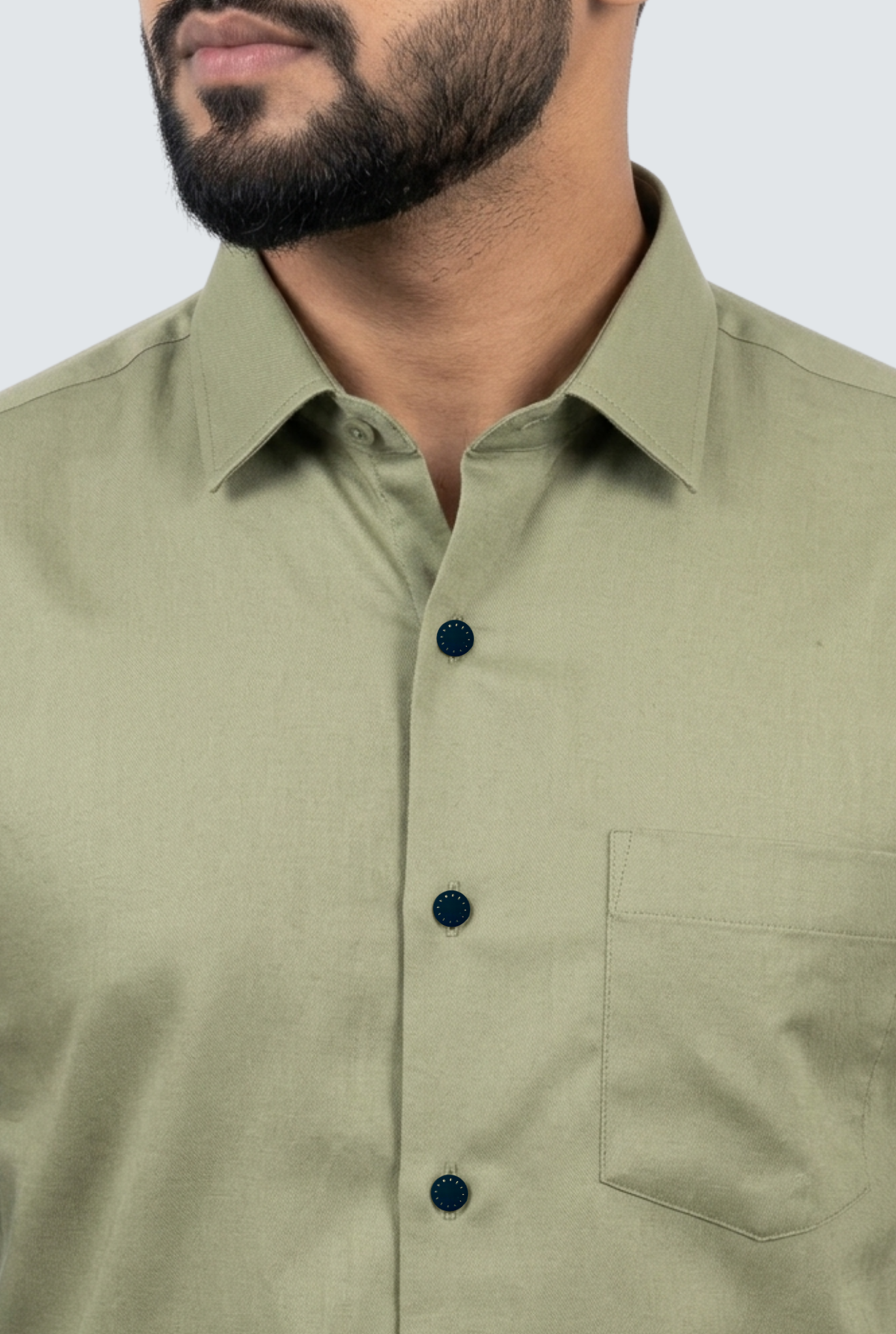 Men's Pista Premium Cotton Satin Lycra Shirt-(CR-1)