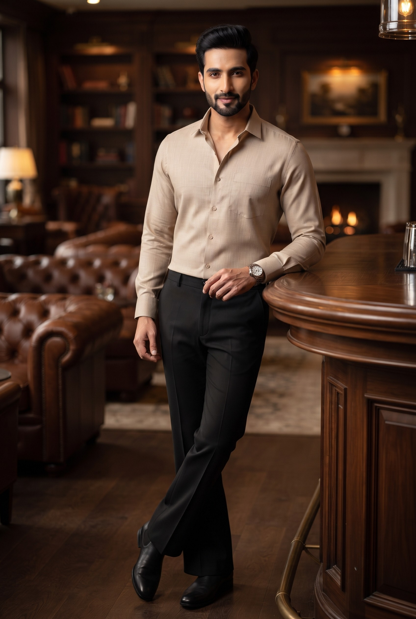 Fawn Linen Shirt-(1923)