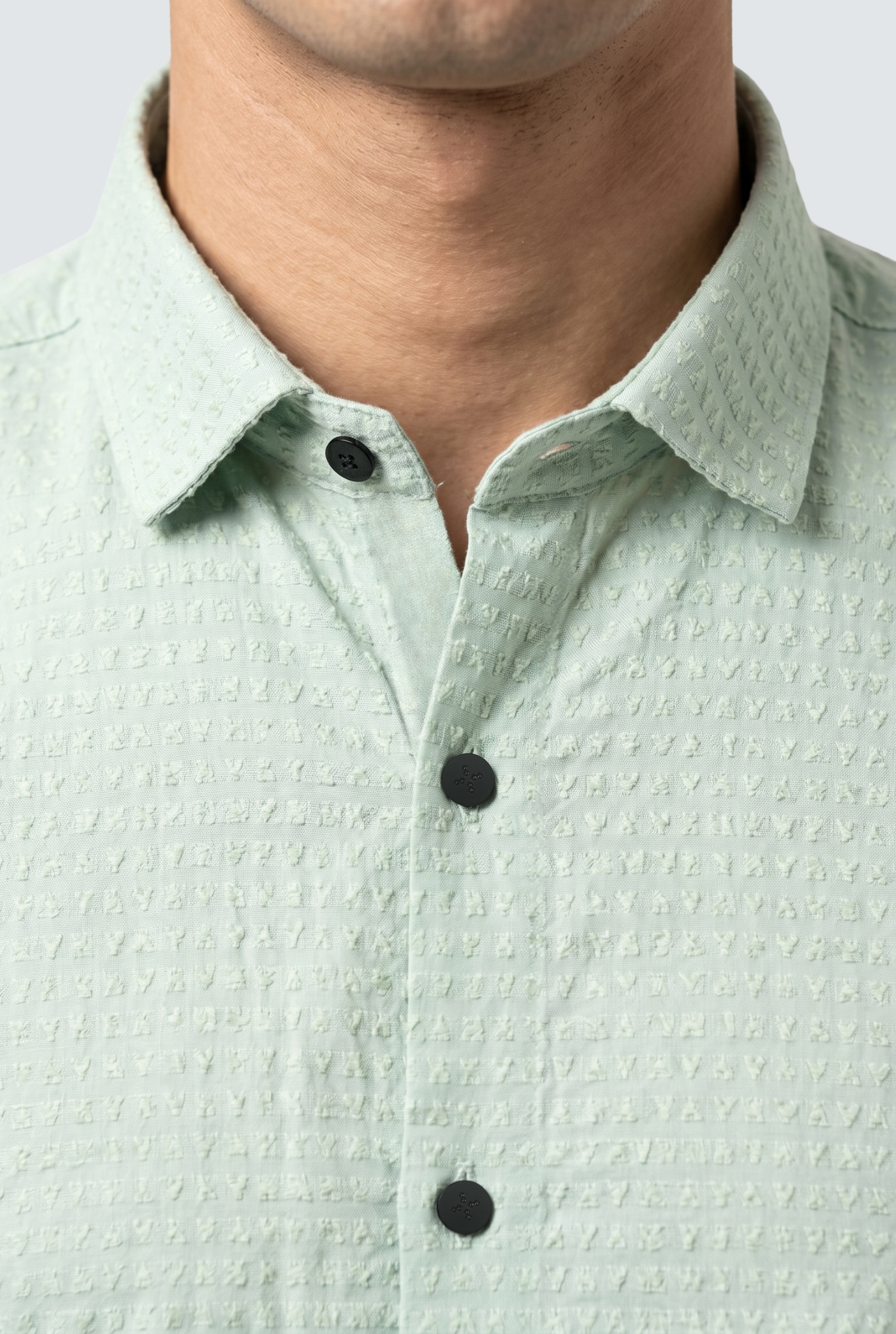 Men's Trendy Textured Shirt-Pista(1724)