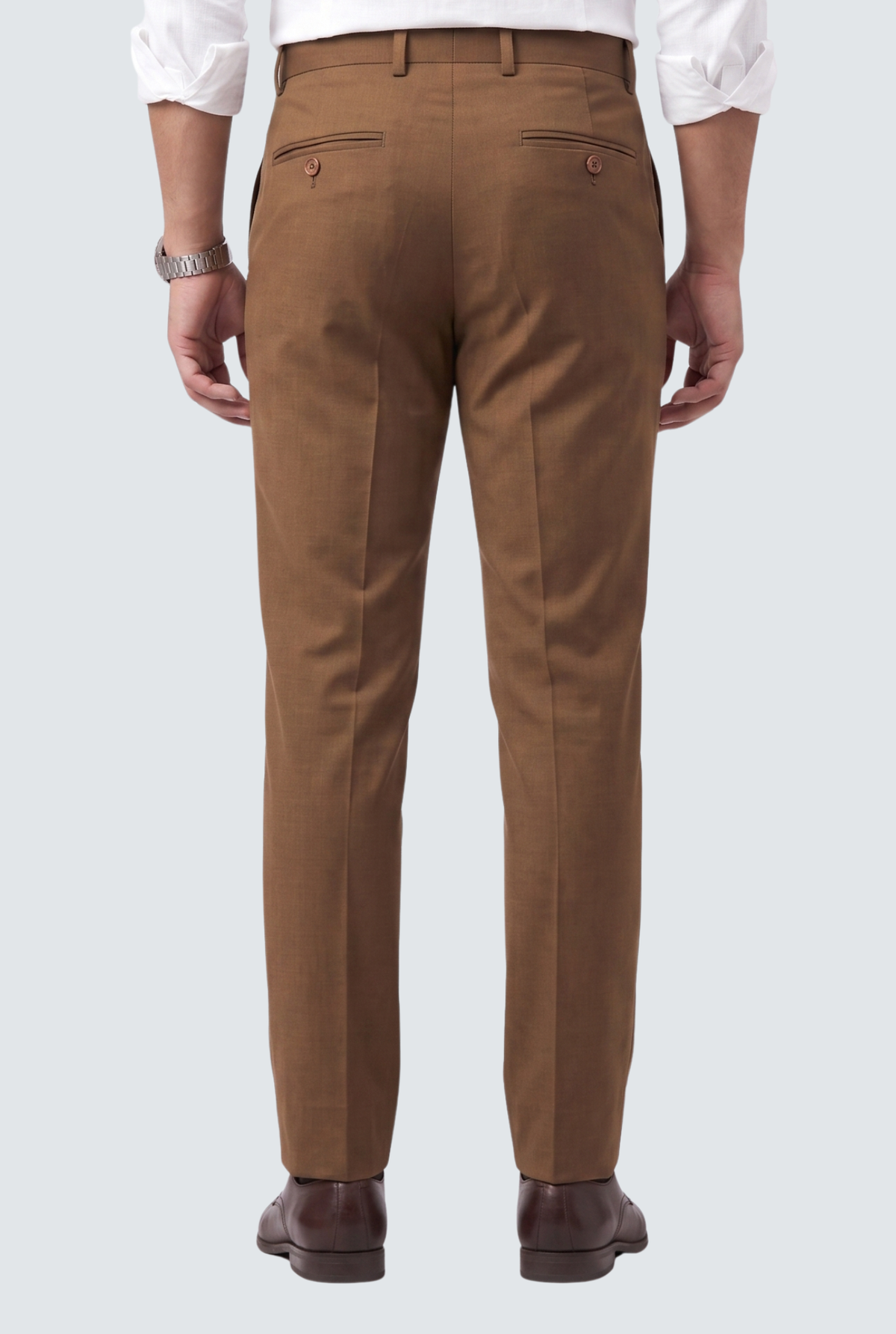 Brown Regular Pants-(0005)