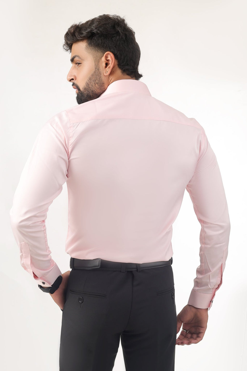 Men's Pink Satin Shirt – Partywear Shine | Kites Club - Kites Club