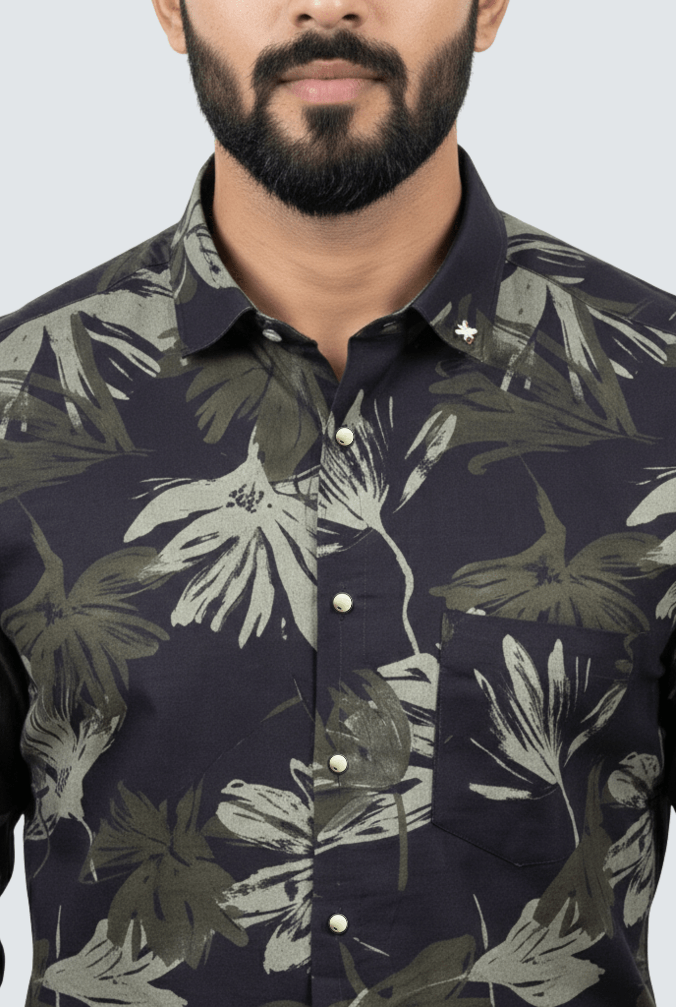 Elite Midnight Floral Shirt (1797) - KITES CLUB