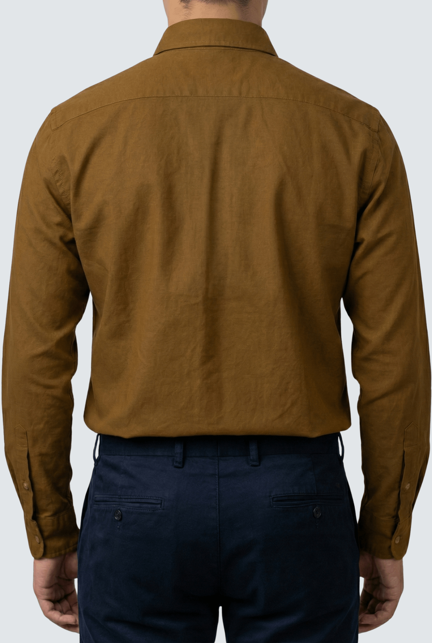 Golden Cotton Shirt for Men – Premium Slim Fit Style - KITES CLUB