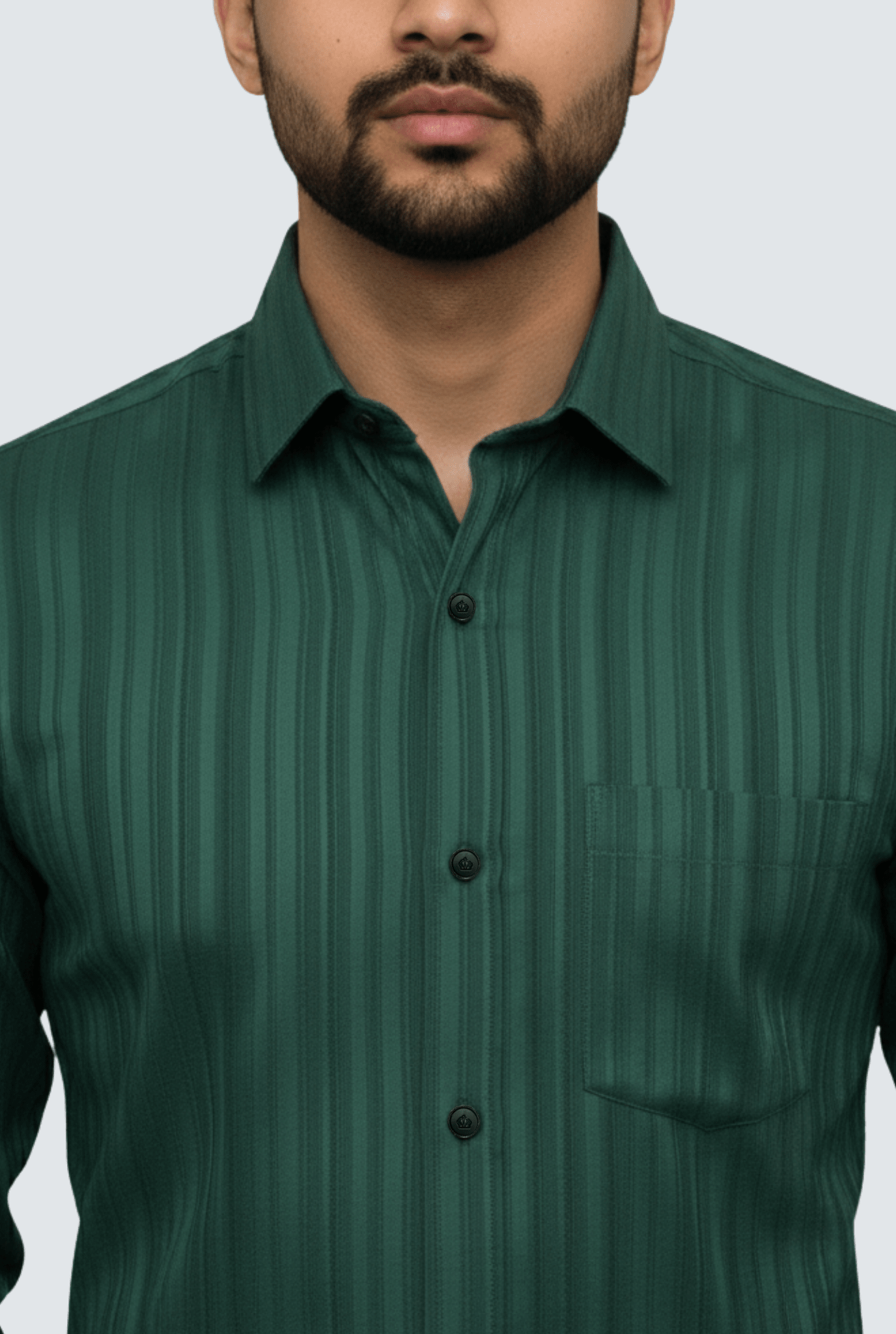 “Imperial Forest Self Dobby Textured Formal Shirt” (1737) - KITES CLUB