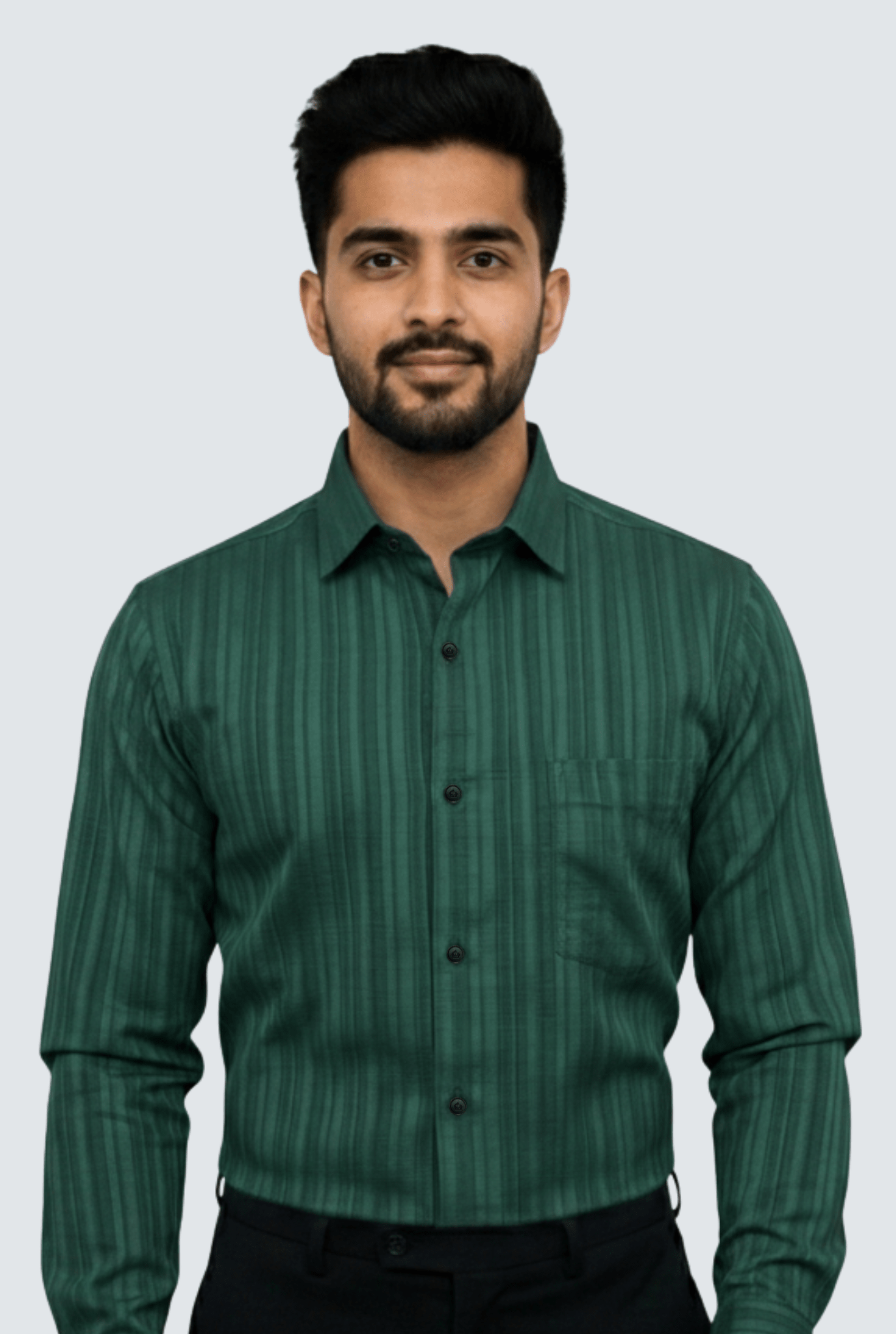 “Imperial Forest Self Dobby Textured Formal Shirt” (1737) - KITES CLUB