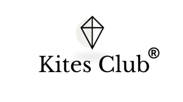 Kites Club logo with a diamond-shaped icon on a white background