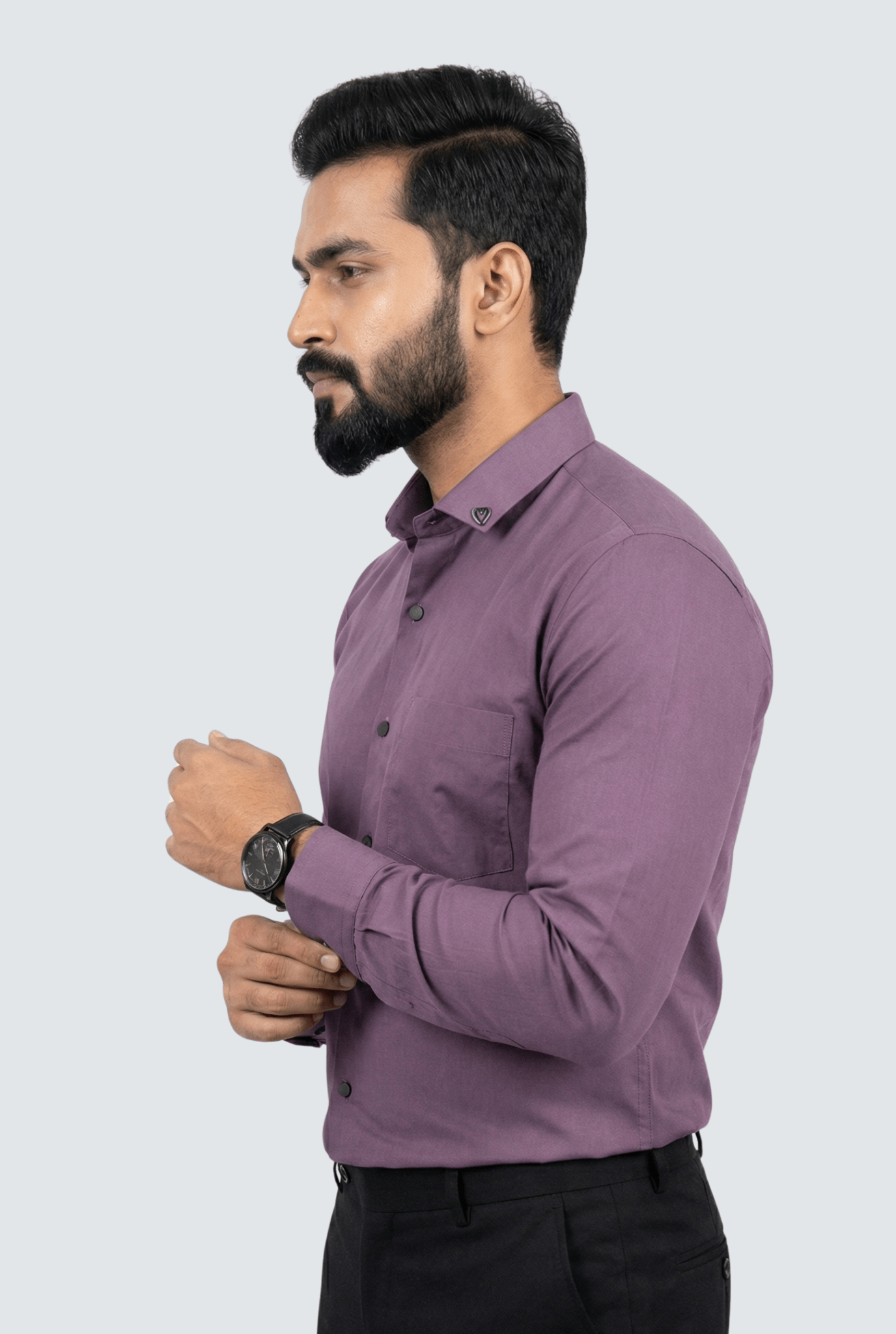 Men’s Lavender Cotton Shirt - KITES CLUB
