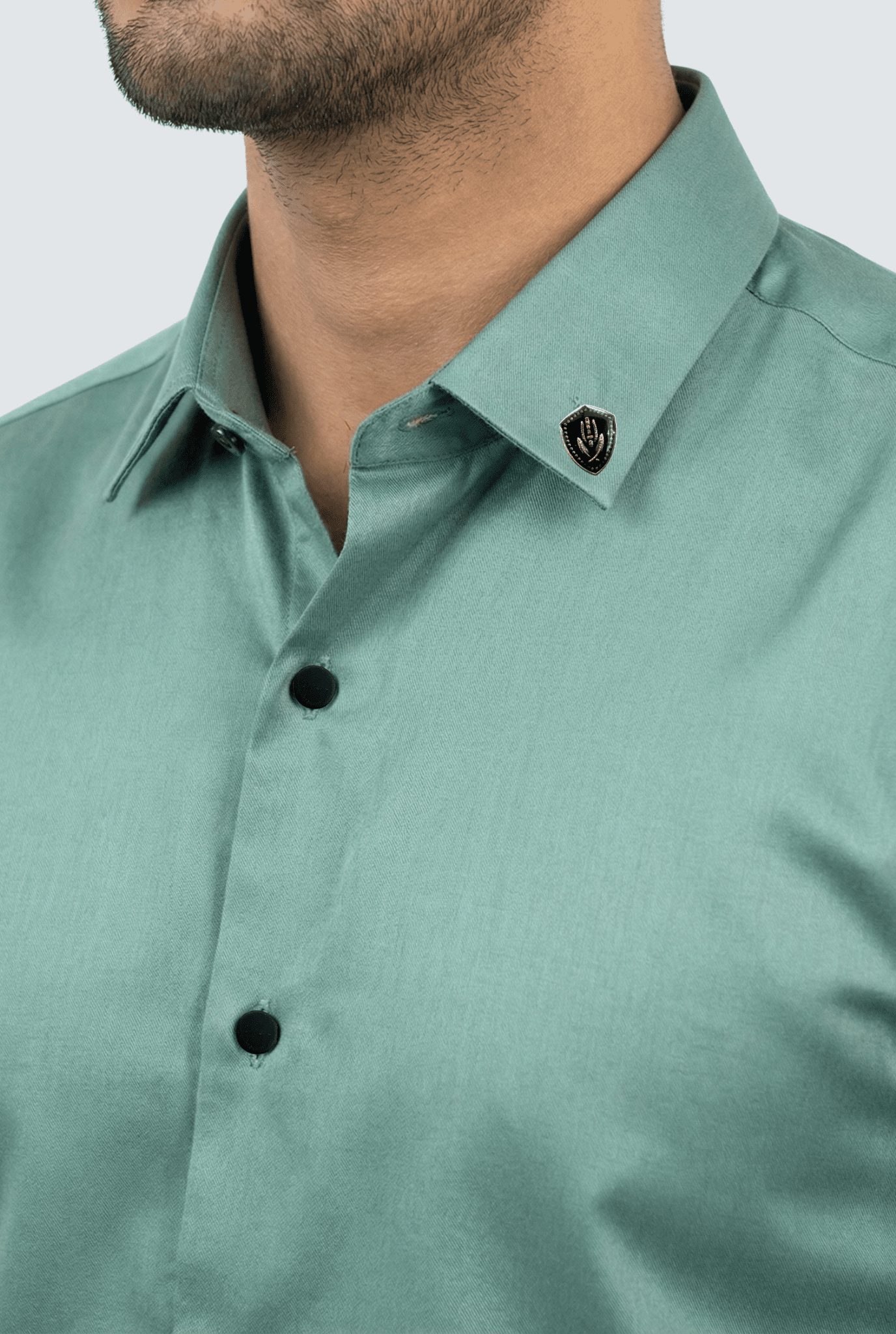 Men’s Pastel Green Shirt – Premium Casual & Semi - Formal Wear - KITES CLUB
