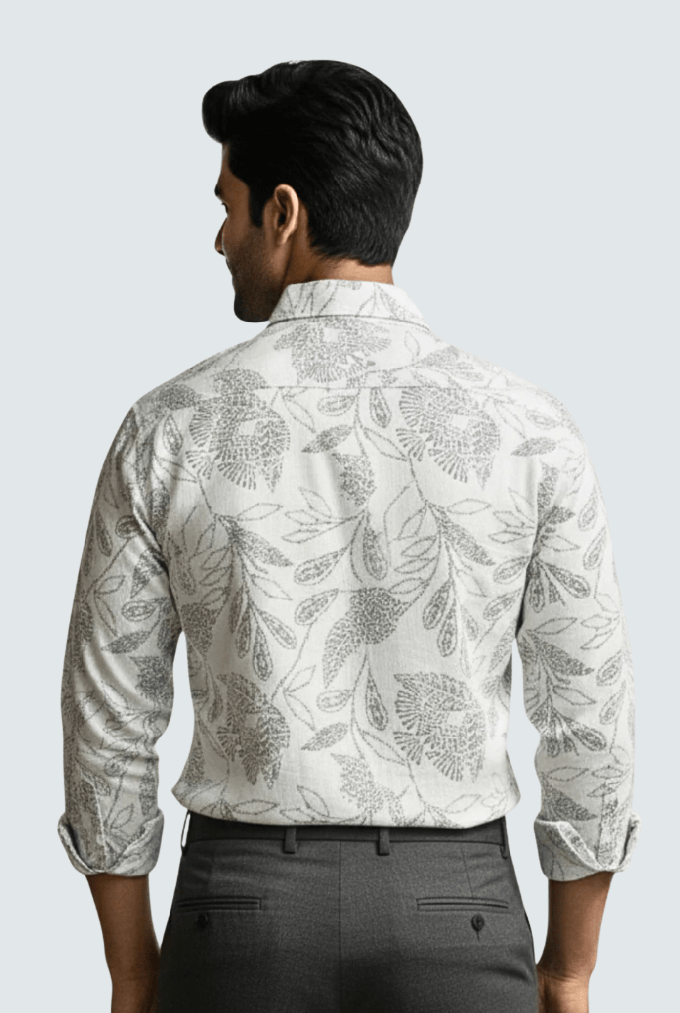 Men’s White Oxford Cotton Shirt – Premium Regular Fit 1745 - KITES CLUB