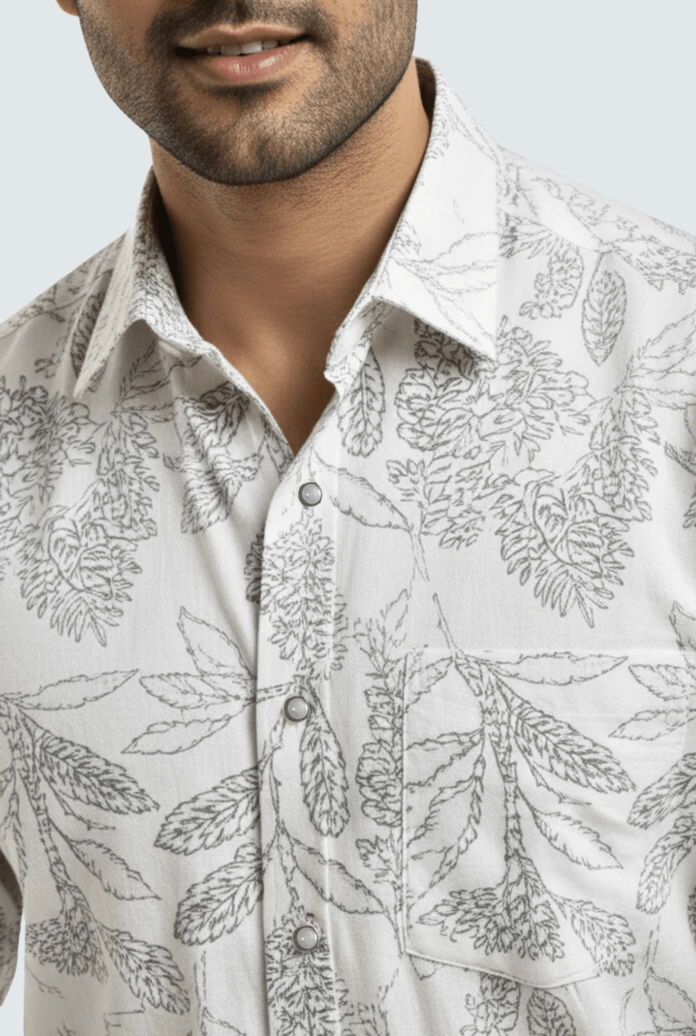 Men’s White Oxford Cotton Shirt – Premium Regular Fit 1745 - KITES CLUB