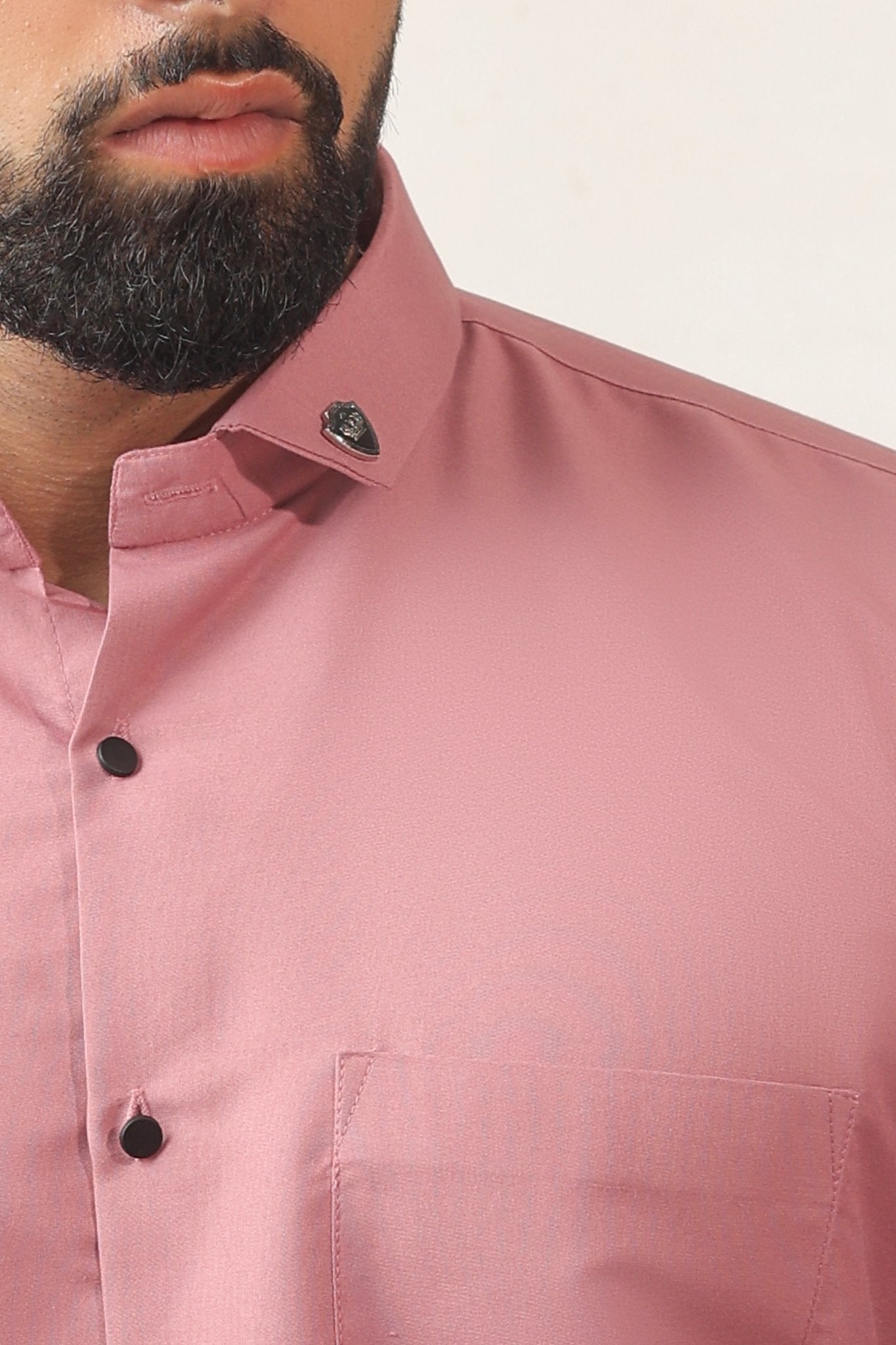 Close-up of pink cotton fabric – lightweight and smooth